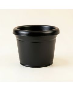 Rowan Crest Empty Planter - Black (synthetic illustration; no displayed measurements)