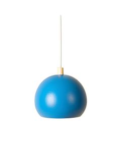 Meadow Bridge Pendant Light Suspended From One Plain Cable - Blue (synthetic illustration; no displayed measurements)