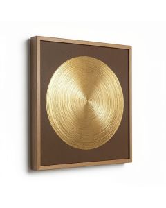 Golden Circle Painting Print (synthetic illustration; no displayed measurements)