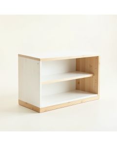 Linden Branch Low Bookcase - White (synthetic illustration; no displayed measurements)