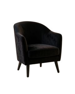 Glen Bluff Upholstered Armchair - Black (synthetic illustration; no displayed measurements)