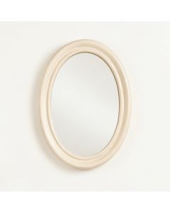 Hazel Bluff Framed Wall Mirror - Ivory (synthetic illustration; no displayed measurements)