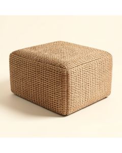Dickson Decorative Woven Pouf Ottoman (synthetic illustration; no displayed measurements)