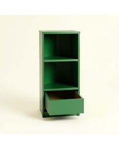 Briar Edge Narrow Cubby Tower - Green (synthetic illustration; no displayed measurements)