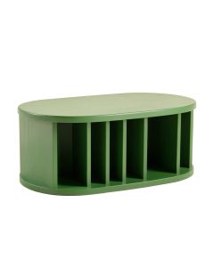 Field Bridge Shoe Storage Bench - Green