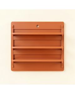 Ridge Arc Empty Wall-Mounted Tool Organizer Panel (synthetic illustration; no displayed measurements)