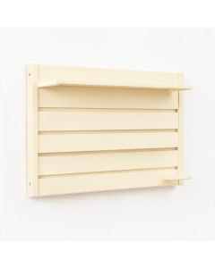 Glen Branch Empty Wall-Mounted Tool Organizer Panel - Cream (synthetic illustration; no displayed measurements)
