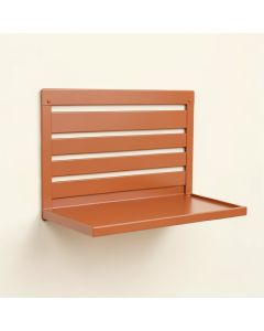 Aspen Branch Wall-Mounted Entryway Organizer Shelf - Terracotta (synthetic illustration; no displayed measurements)