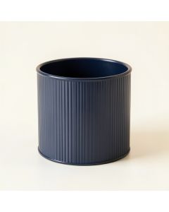 Willow Arc Empty Candle Holder - Navy (synthetic illustration; no displayed measurements)