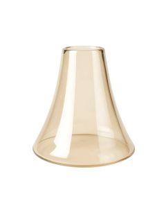 4.75 '' H Glass Bell Lamp Shade ( Screw On ) In Beige