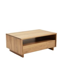 Iversen Solid Wood Coffee Table With Storage (synthetic illustration; no displayed measurements)