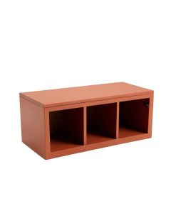 Clay Dale Shoe Storage Bench - Terracotta (synthetic illustration; no displayed measurements)