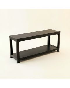 Juniper Bluff Narrow Outdoor Storage Bench - Black (synthetic illustration; no displayed measurements)
