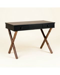 Field Bluff Writing Desk - Black (synthetic illustration; no displayed measurements)