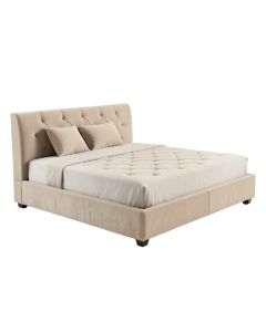 Bonucci Tufted Upholstered Low Profile Standard Bed (synthetic illustration; no displayed measurements)