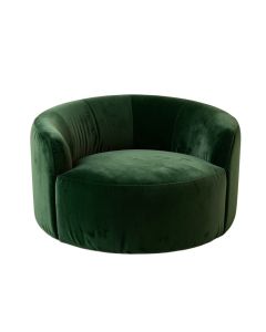 Loganton 57.8 '' Velvet Round Arm Loveseat (synthetic illustration; no displayed measurements)
