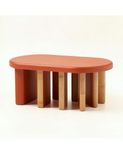 Spruce Bridge Shoe Storage Bench - Terracotta (synthetic illustration; no displayed measurements)