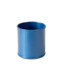 Cove Crest Empty Candle Holder - Blue