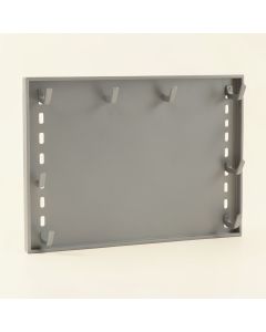 Pine Dell Empty Wall-Mounted Tool Organizer Panel - Gray (synthetic illustration; no displayed measurements)