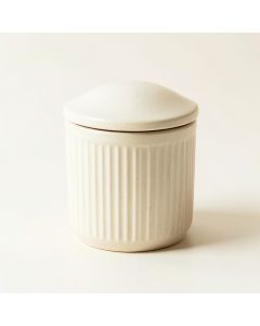 Dawn Bridge Storage Canister With Lid - Ivory (synthetic illustration; no displayed measurements)