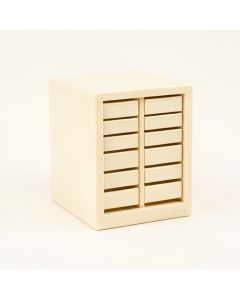 River Brook Small-Parts Storage Drawer Cabinet - Cream (synthetic illustration; no displayed measurements)