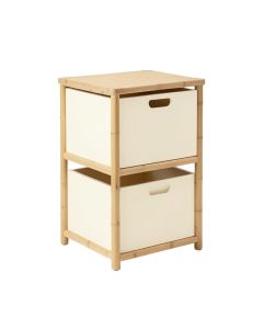 Briar Brook Freestanding Pull-Out Hamper Cabinet - Cream (synthetic illustration; no displayed measurements)