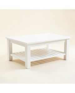 Aspen Field Coffee Table - White (synthetic illustration; no displayed measurements)