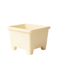Meadow Crest Empty Raised Planter - Ivory