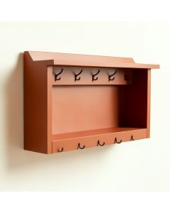 Wren Canyon Wall-Mounted Entryway Organizer Shelf - Terracotta (synthetic illustration; no displayed measurements)