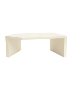 Harbor Crossing Desktop Monitor Riser - White (synthetic illustration; no displayed measurements)