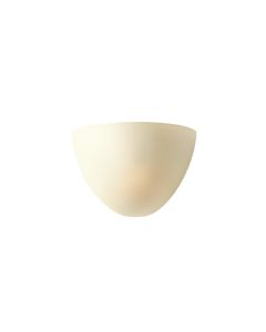 River Bend Wall Sconce Mounted On A Plain Wall - Ivory (synthetic illustration; no displayed measurements)