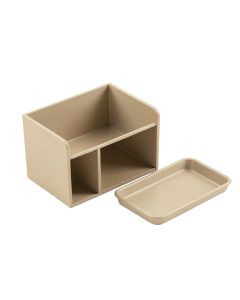 Briar Branch Empty Coffee-Station Organizer - Beige