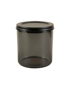 Wren Bend Storage Canister With Lid - Black