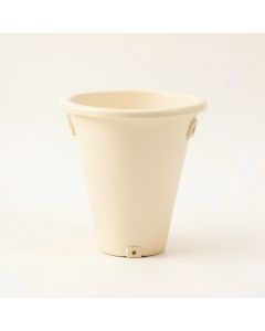 Stone Branch Empty Railing Planter With Integral Brackets - Ivory (synthetic illustration; no displayed measurements)