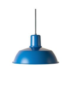 Meadow Bluff Pendant Light Suspended From One Plain Cable - Blue (synthetic illustration; no displayed measurements)