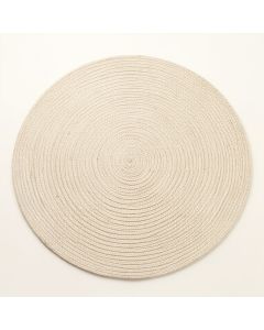 Fern Canyon Round Area Rug - Ivory (synthetic illustration; no displayed measurements)