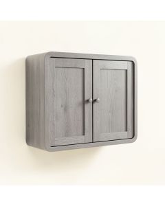 Briar Dell Wall-Mounted Entry Cabinet - Gray (synthetic illustration; no displayed measurements)