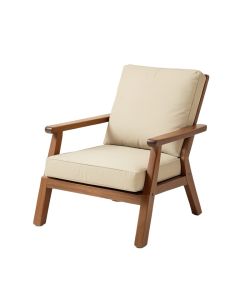 Deluxe Coconino Patio Chair With Cushion (synthetic illustration; no displayed measurements)