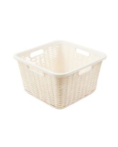 Shore Arc Empty Storage Basket - White (synthetic illustration; no displayed measurements)