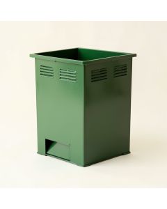 Olive Arc Closed Garden Compost Bin - Green (synthetic illustration; no displayed measurements)