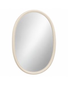 Linden Brook Framed Wall Mirror - Cream