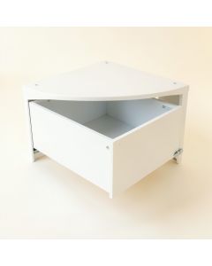 Rowan Branch Under-Desk Drawer Unit - White (synthetic illustration; no displayed measurements)
