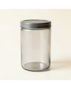 Olive Canyon Storage Canister With Lid - Gray (synthetic illustration; no displayed measurements)