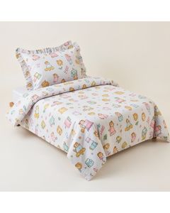 Ruched Diamond Five-Piece Nursery Decor Set (synthetic illustration; no displayed measurements)