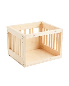 Heath Brook Empty Furniture-Style Pet Crate - Ivory
