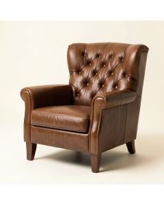 Barnard 32.9 '' Wide Tufted Wingback Chair (synthetic illustration; no displayed measurements)