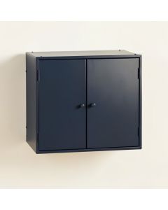 Slate Bend Wall-Mounted Laundry Cabinet - Navy (synthetic illustration; no displayed measurements)