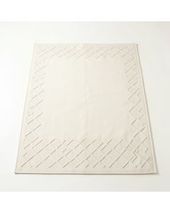 Slate Bluff Rectangular Outdoor Rug - Ivory (synthetic illustration; no displayed measurements)