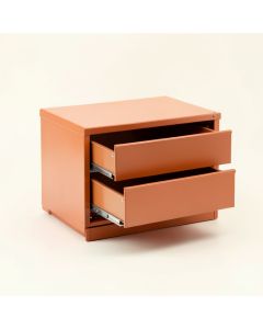 Lake Dale Small-Parts Storage Drawer Cabinet - Terracotta (synthetic illustration; no displayed measurements)