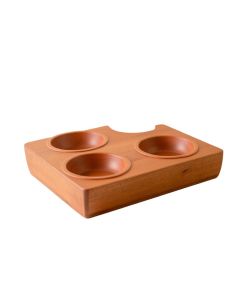 Briar Field Pet Feeding Stand With Two Plain Empty Bowls - Terracotta